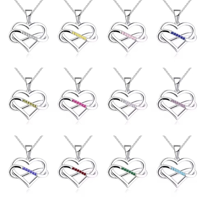 YASVITTI ODM OEM 925 เงินสเตอร์ลิ่ง สร้อยคอหัวใจกระจ่าง 5A Zirconia Rhodium Plated Hollow Necklace Pendant พระเครื่อง