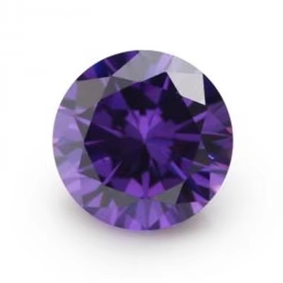 5A คุณภาพหินแท้ ลายสี Zircon เพชรกลมตัด 1.75 มม. 2.25 มม. สินทรประกอบ 5ct สําหรับแหวน Moissanite
