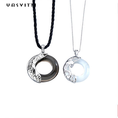 22in Chain 1.62g Dragon Phoenix สร้อยคอคู่หมั้นเงินแท้ 925 จี้SGS