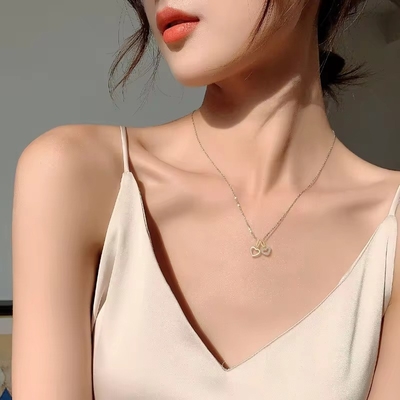 YASVITTI ขายปลีก 925 เหรียญสเตอร์ลิ่งเงิน สองหัวใจคอคอสต์ Charm Custom ทองคํา Plated หัวใจคอคอสต์ พระเครื่อง