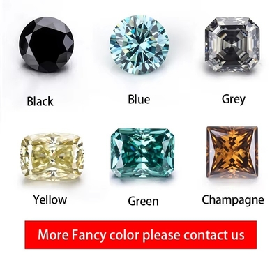 ขายปลีก Moissanite พระเครื่องเพชร 1ct รูปทรงหัวใจสําหรับแหวน