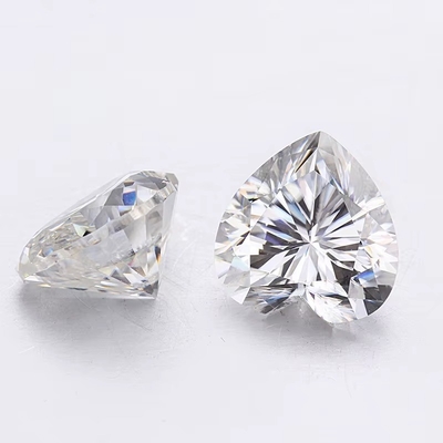 ขายปลีก Moissanite พระเครื่องเพชร 1ct รูปทรงหัวใจสําหรับแหวน
