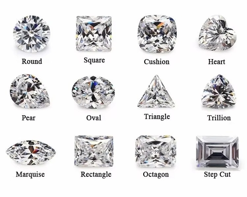 ขายปลีก Moissanite พระเครื่องเพชร 1ct รูปทรงหัวใจสําหรับแหวน