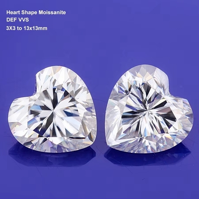 ขายปลีก Moissanite พระเครื่องเพชร 1ct รูปทรงหัวใจสําหรับแหวน
