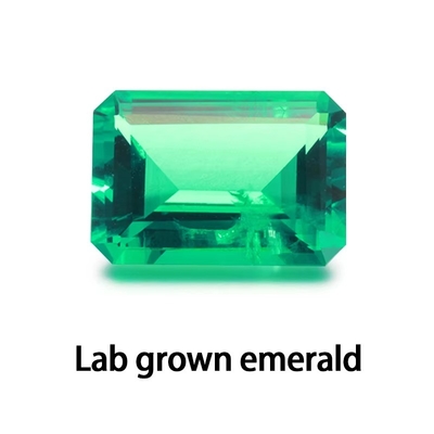 Emerald Cut EF ขาว VVS หินแท้สังเคราะห์ หินแท้ Moissanite สําหรับแหวน