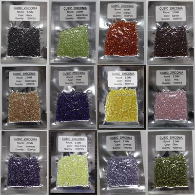 AAAAA 5A สีขาวใส ดาวตัดเกรด ทนความร้อน หินแท้ Zirconia