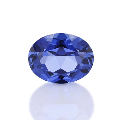 ห้องปฏิบัติการเติบโต Royal Blue Sapphire Cushion Cut รูปทรงมะขามทรงโอวาล สําหรับการทําเครื่องประดับ