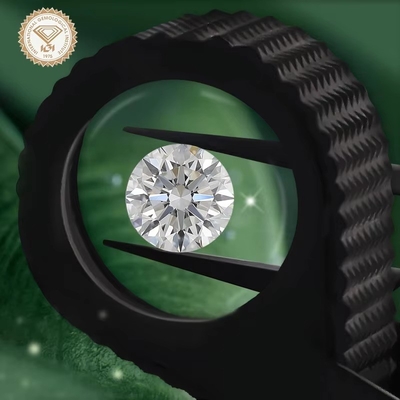 0.5ct - 3ct E สีโลส แจ้งฐานแล็บสร้างเพชร โมซานไท HPHT CVD เพชร