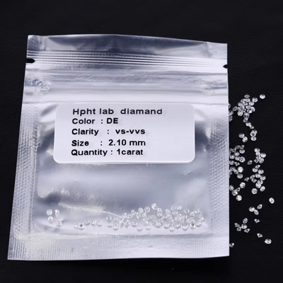 เจ้าหญิงตัด 1.4 * 1.4 * 4 * 4 มิลลิเมตร Melee HPHT DEF VS สี่เหลี่ยม Lab สร้างเพชร Moissanite