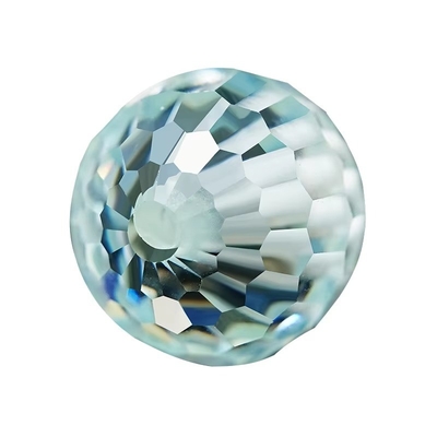วัสดุเพชร สินค้าสังเคราะห์ห้องปฏิบัติการ สร้างเหรียญ Moissanite สีฟ้ากลมสําหรับการทําเครื่องประดับ