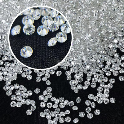 แหวนสีขาว โมซานิต เพชร 1.0 CT ต่อแพ็ค ขนาดเล็ก โมซานิตกลม
