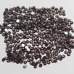 ตัดสีกุหลาบ Zirconia moissanite กลม ตัดหินแสนอลังการ การรักษาความร้อน