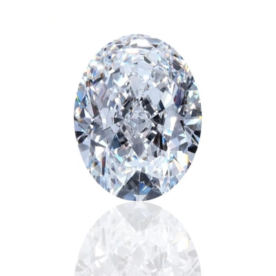 วงกลม Brilliant Cut Loose Moissanite Diamond 3*5mm-10*14mm ขนาดเล็ก สําหรับการทําเครื่องประดับ