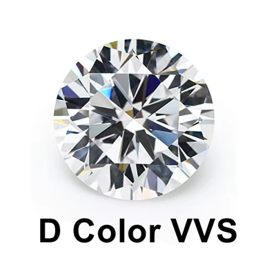 หินเพชรทรงโอวาล 2-10ct ขาวกลมตัดคล่อง Moissanite สําหรับแหวนหมั้น
