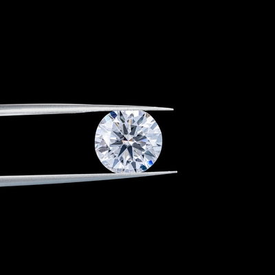 หินเพชรทรงโอวาล 2-10ct ขาวกลมตัดคล่อง Moissanite สําหรับแหวนหมั้น