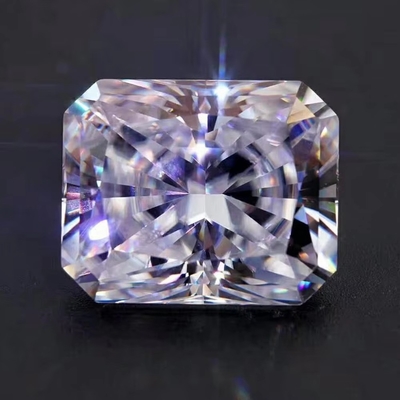 สีเหลืองสดใส Moissanite Gem Radiant Cut GRA VVS หุ่นยี่ห้อโลซานิตเพชรสําหรับแหวนทองคํา