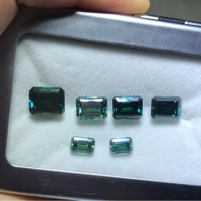 สีเหลืองสดใส Moissanite Gem Radiant Cut GRA VVS หุ่นยี่ห้อโลซานิตเพชรสําหรับแหวนทองคํา