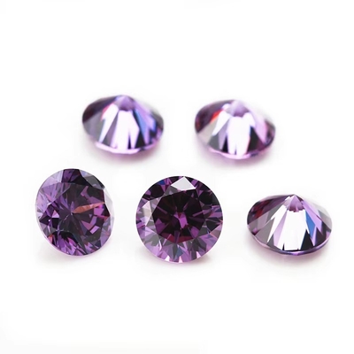 5A คุณภาพหินแท้ ลายสี Zircon เพชรกลมตัด 1.75 มม. 2.25 มม. สินทรประกอบ 5ct สําหรับแหวน Moissanite
