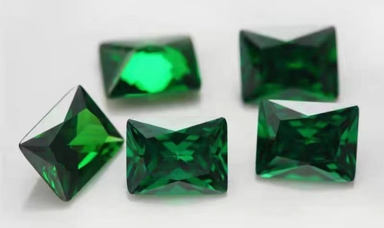 โรงงานขายยอดขายหินแท้ สี Moissanite สี่เหลี่ยม 3A 5A หิน Zirconia กลมลอย 4ct สําหรับ Moissanite แหวน