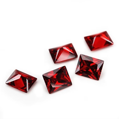 โรงงานขายยอดขายหินแท้ สี Moissanite สี่เหลี่ยม 3A 5A หิน Zirconia กลมลอย 4ct สําหรับ Moissanite แหวน