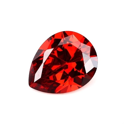 แหวนหมั้น moissanite วินเทจ หินแท้หลากหลายสี รูปเปียร์ 6x4 มม.