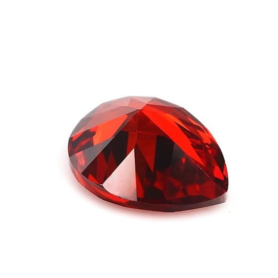 แหวนหมั้น moissanite วินเทจ หินแท้หลากหลายสี รูปเปียร์ 6x4 มม.