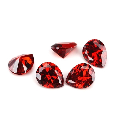 แหวนหมั้น moissanite วินเทจ หินแท้หลากหลายสี รูปเปียร์ 6x4 มม.