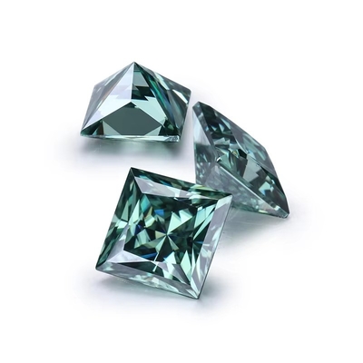 ราตรีตัด 5.5x5.5 มิลลิเมตร 1 คารา Moissanite VVS สีสี่เหลี่ยม