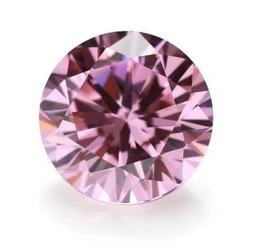 โรนด์บอล กราเน็ต เพริดออต สีชมพู CZ ลูกกุ้ง ซินথেติก ซิรคอนียา คิวบิค หินแท้สําหรับหูหูเพชร