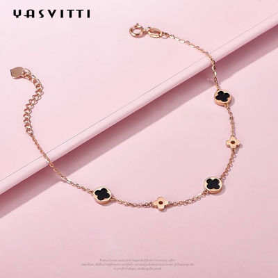 7.48in 0.09oz สร้อยข้อมือเครื่องประดับเงินแท้ Cubic Zirconia สร้อยข้อมือปรับระดับได้ SGS