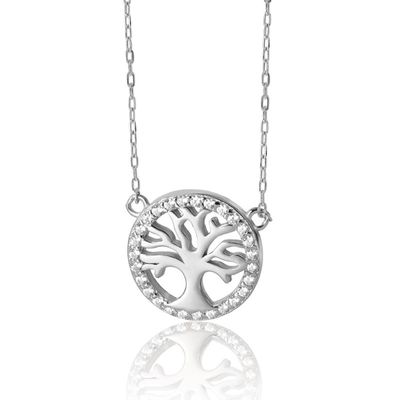 Life of Tree Sterling เครื่องประดับเงินสร้อยคอ