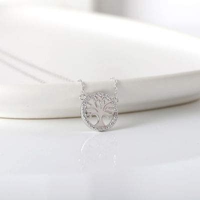 Life of Tree Sterling เครื่องประดับเงินสร้อยคอ
