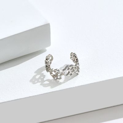 Pet Paw S925 แหวนเงินเปิดแฟชั่นผู้ชายและผู้หญิง Rings