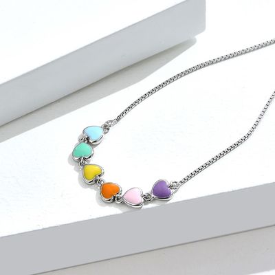 0.14oz 8.3in สร้อยข้อมือเงินแท้ 5A CZ Silver Ball Slider Bracelet