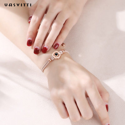 0.35oz 5.1in สร้อยข้อมือเครื่องประดับเงินแท้ Silver Ball Slider สร้อยข้อมือแฟน