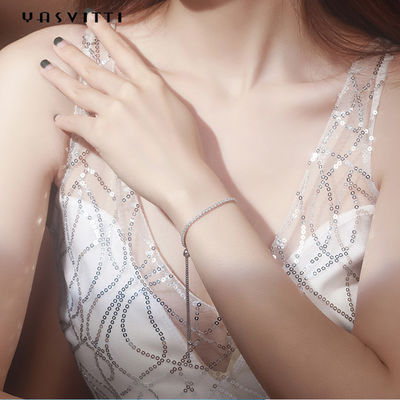 สร้อยข้อมือสไลเดอร์เงินแท้ 11 นิ้ว