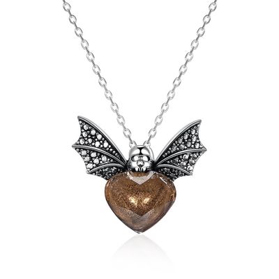 1.48ft 3.93g ชุดเครื่องประดับเงินแท้ 14K Gold Plated Bee สร้อยคอจี้