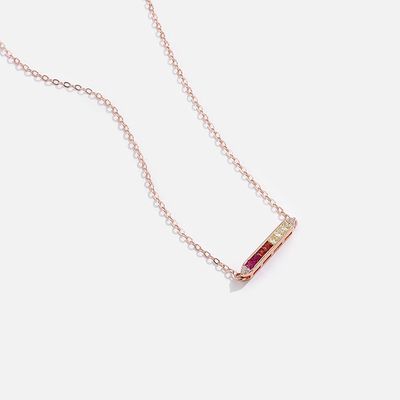 1.31ft 2.2g สร้อยคอเงินโซ่ S925 สายรุ้ง 18 นิ้วเงิน Chain