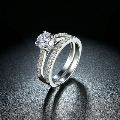 เพชร Moissanite ทรงกลม 1 มม. ถึง 15 มม. D EF GH IJ สี Forever เครื่องประดับสำหรับงานแต่งงาน