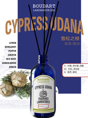 CYPRESS UDANA Reed Diffuser Wholesale OEM กลิ่นหอมตกแต่งบ้าน กระป๋องแก้วธรรมชาติ น้ํามันหอม